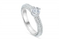 1.33ct. Diamond Engagement Ring in 18K Gold